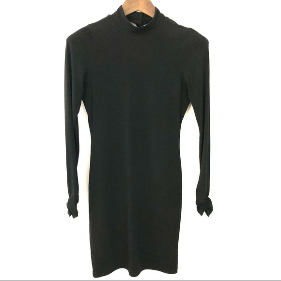 Arden B Dresses & Skirts - Arden B Lil Black Long Sleeve Cocktail Dress Size M